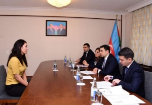 Mədəniyyət naziri  Adil Kərimli Naxçıvanda vətəndaşları qəbul edib