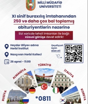 Milli Müdafiə Universteti Açıq Qapı Günü keçirir