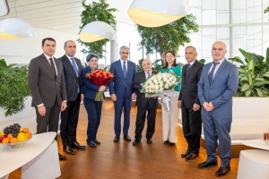 Xalq rəssamı, heykəltaraş Ömər Eldarova 1-ci dərəcəli “Əmək” ordeni təqdim edilib