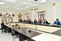 Mədəniyyət naziri Adil Kərimli Xaçmazda vətəndaşları qəbul edib