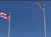 Niaqara Folsda &uuml;&ccedil;rəngli bayrağımız ucaldılıb