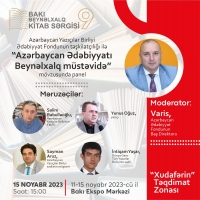 Bakı Kitab Sərgisində bu gün “Azərbaycan ədəbiyyatı dünya müstəvisində” müzakirə ediləcək