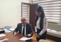 BİR DİREKTOR, BİR ŞAGİRD layihəsində Yəhya Abbasov və Aylin Kərimli