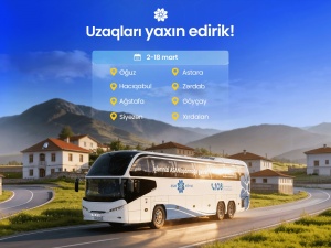 Martda Səyyar ASAN xidmətin fəaliyyət g&ouml;stərəcəyi &uuml;nvanlar