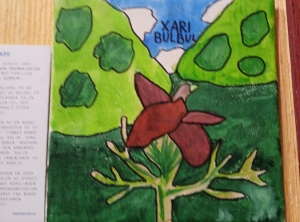 Azərbaycanlı gəncin «Xarıbülbül» rəsmi Norveç muzeyində nümayiş olunur