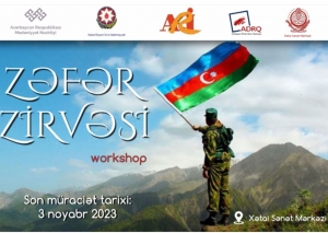 Bu gün və sabah Qələbənin ildönümünə həsr olunmuş “workshop” keçiriləcək