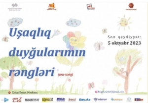 “Uşaqlıq duyğularımın rəngləri” adlı sərgiyə əsər qəbulu davam edir