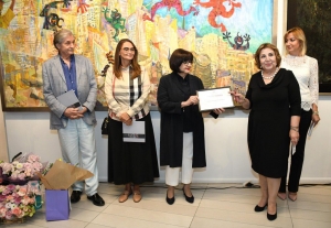 Tanınmış rəssam Lətafət Məmmədovanın &quot;Rənglərin sirri&quot; adlı fərdi sərgisi açılıb