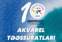 Bakıda akvarel əsərlərinin satış sərgisi təşkil olundu