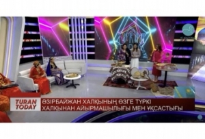 Qazaxıstan televiziyasında Azərbaycanın milli-mədəni dəyərlərindən bəhs edilib