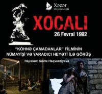 “Köhnə çamadanlar” filmi tələbələr üçün nümayiş olunub