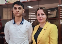 BİR DİREKTOR, BİR ŞAGİRD - 261 nömrəli məktəb-liseydən Könül Məmmədli və Sadiq Pirverdizadə