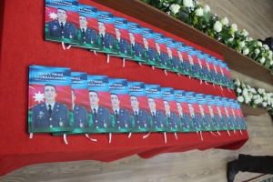 Şahanə Müşfiqin şəhid mayor Natiq İsmayılov haqqında yazdığı kitab təqdim olunub
