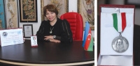 Əməkdar artist Suğra Bağırzadə “Leonardo Da Vinci” medalı ilə təltif olunub