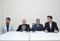 Film layihələri müsabiqəsinin yekunlarına həsr edilmiş brifinq keçirilib