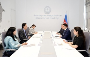 Mədəniyyət naziri Pakistanın &ouml;lkəmizdəki səfiri ilə g&ouml;r&uuml;ş&uuml;b