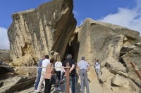 Beynəlxalq elmi-praktik konfransın iştirakçıları Qobustan Milli Tarix-Bədii Qoruğunda olublar