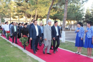 Özbəkistanda Azərbaycan Milli Mədəniyyət Mərkəzinin yeni ofisinin açılışı olub