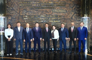 Türk Mədəniyyəti və İrsi Fondunun təşəbbüsü ilə ISESCO-nun baş direktoru ilə Türkistan akimi bir araya gəlib