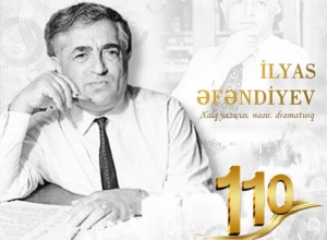 Respublika Gənclər Kitabxanasında görkəmli dramaturq, Xalq yazıçısı İlyas Əfəndiyevin 110 illik yubileyi münasibətilə silsilə tədbirlər həyata keçirilib