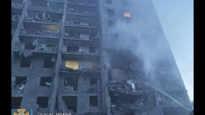 Günün fotosu: Odessa vilayətinin bombalanması acı nəticələr verib