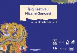 Bakıda “İşıq festivalı. Nizami Gəncəvi” audiovizual festivalının açılışı olub