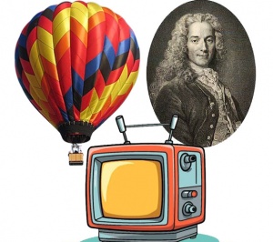 Ümumdünya Televiziya Günü, ilk hava şarı və Volter