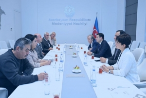 Mədəniyyət Nazirliyində bir sıra ölkələrin rəssamlar ittifaqlarının təmsilçiləri ilə görüş olub