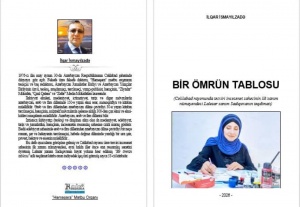 "Bir &ouml;mr&uuml;n tablosu" - kitab təqdimatı