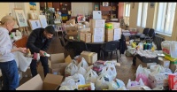 Soydaşlarımız Ukraynada humanitar yardım aksiyası keçiriblər