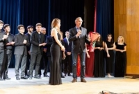 Bakı Musiqi Akademiyasında Fikrət Əmirovun 100 illiyinə həsr olunan təntənəli konsert keçirilib